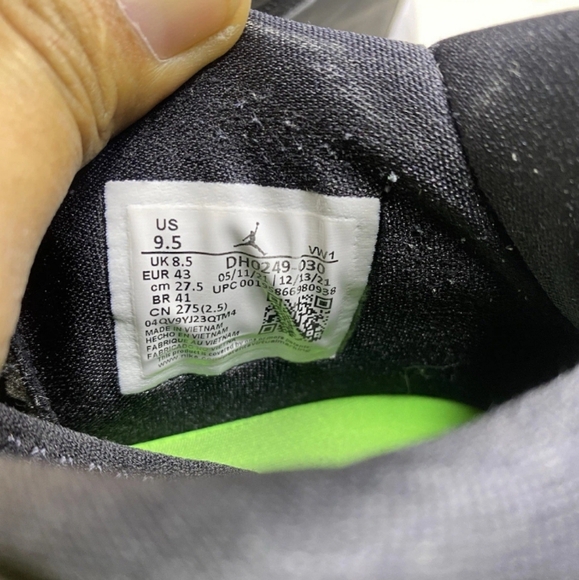 Nike Jordan Zoom Separate PF Luka Doncic Black White Men Sz 9.5 Basketball Shoes - Picture 8 of 12